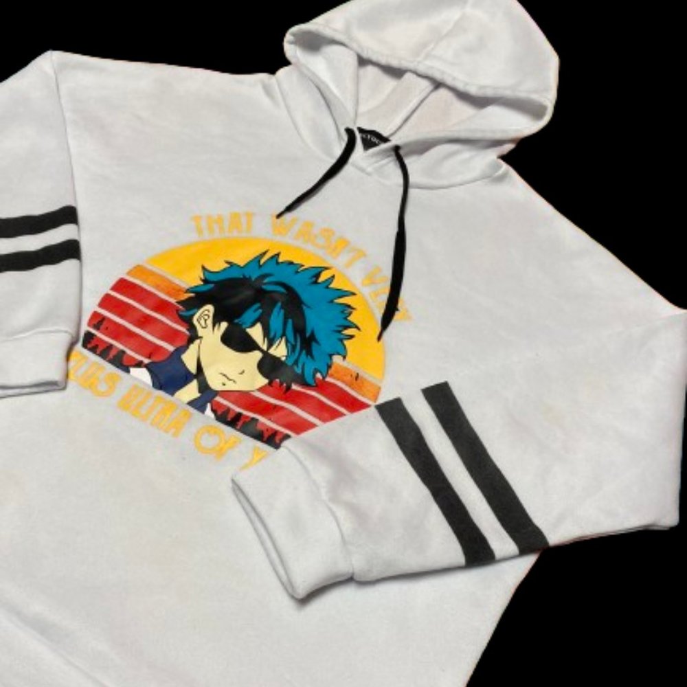 My Hero Academia Deku Anime Pullover Graphic Hoodie | Men’s XL | Preowned